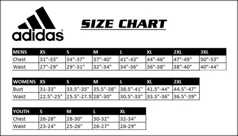 maat 9 uk adidas|adidas bust size chart.